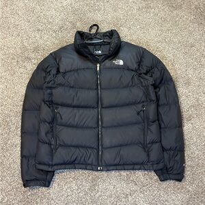 Vintage The North Face Nuptse 700 Goose Down Puffer Jacket Men's Black Medium